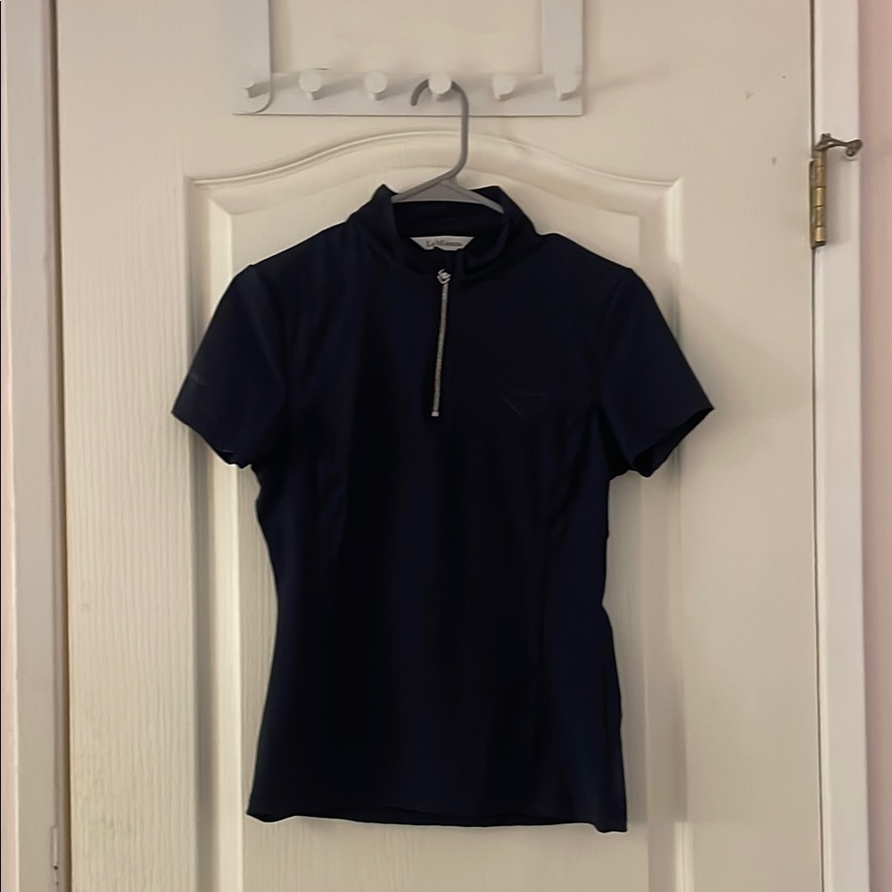 Lemieux Navy Short Sleeve Base Layer | UK 8/US 4